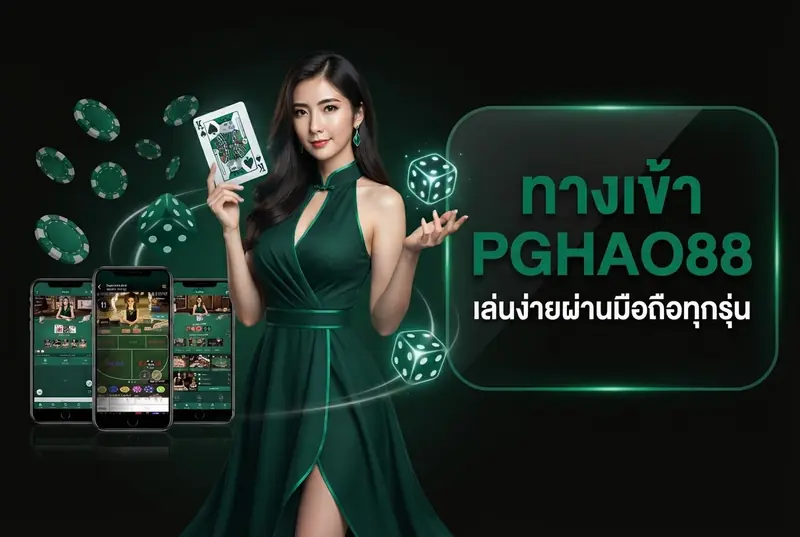 ทางเข้า PGHAO88 เล่นง่ายผ่านมือถือทุกรุ่น